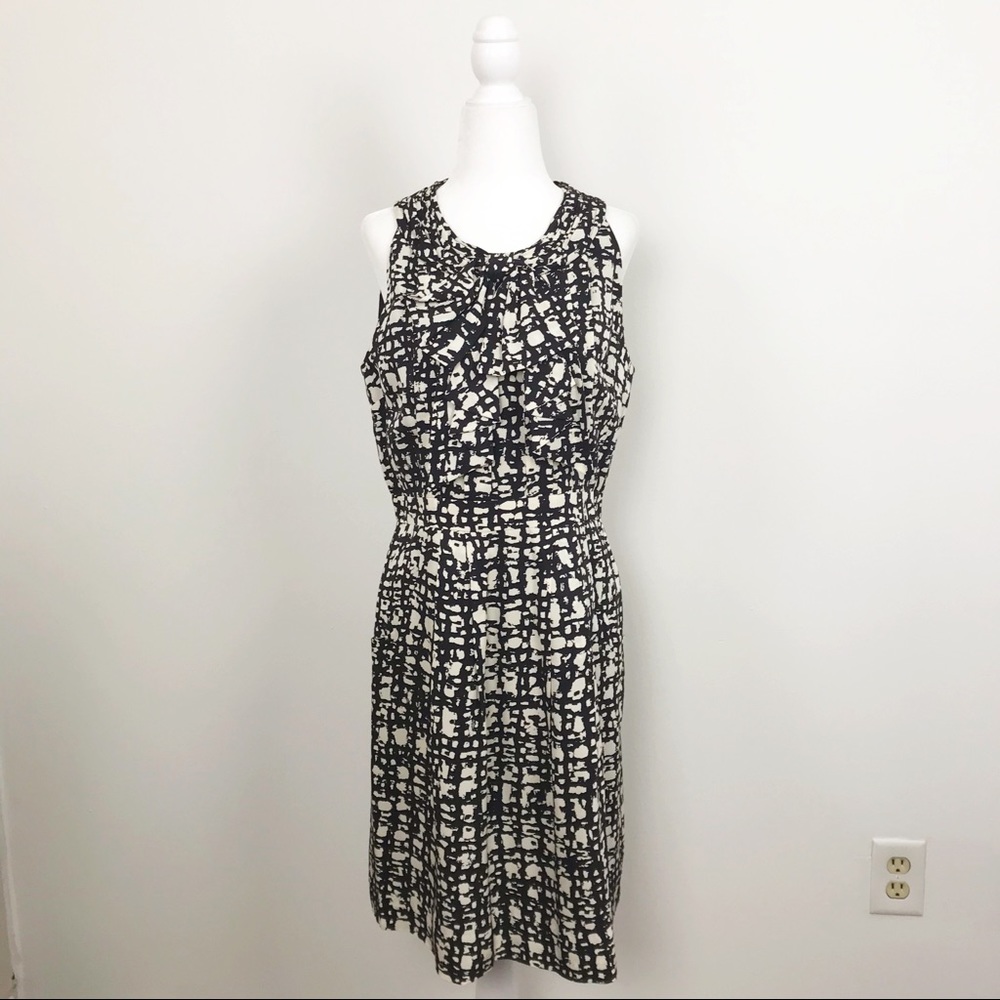 Kate Spade Lucinda Silk Shift Bow Black Dress - Picture 2 of 14